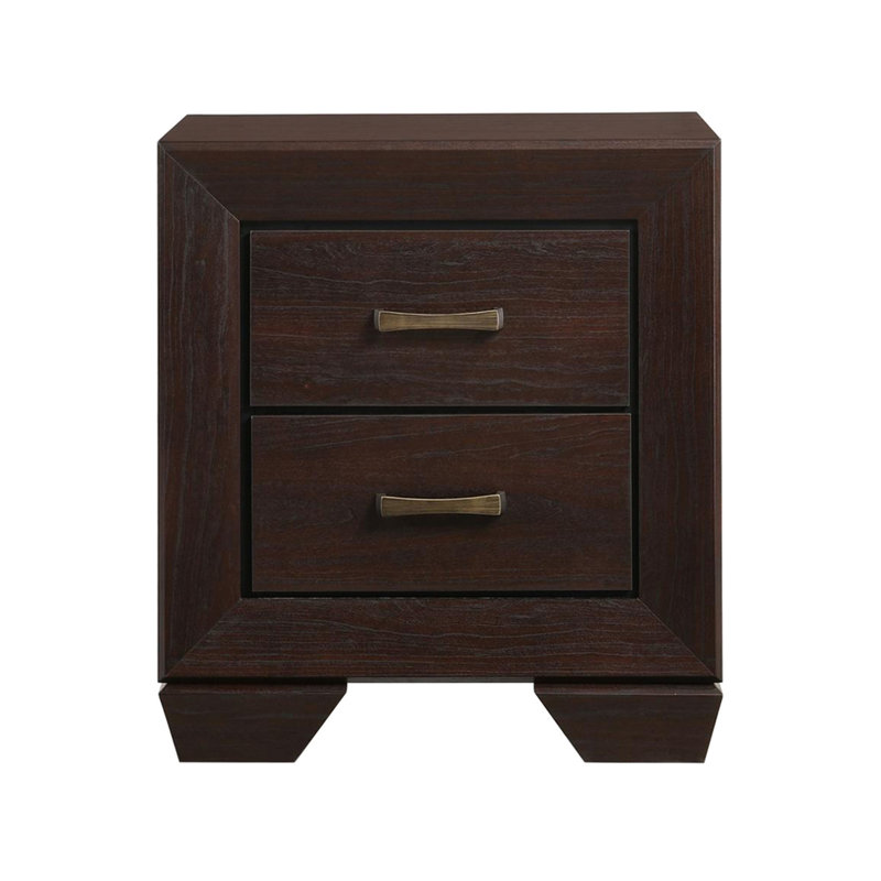 Table de chevet 2 dans le noir - idéale pour le rangement dans la chambre à coucher
