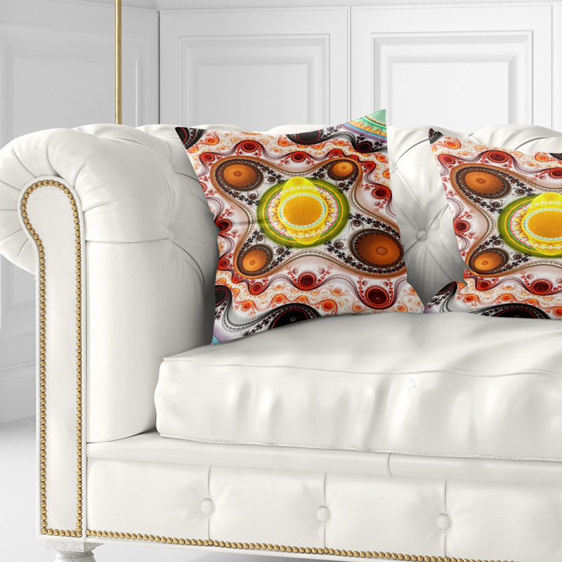 Coussin Abstract, 18 po x 18 po, Coussin décoratif