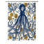 Rideau de douche en coton Evgenii Octopus