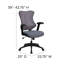 High Back Designer Mesh Executive Swivel Ergonomic Office Chair with Adjustable Arms-1681889423