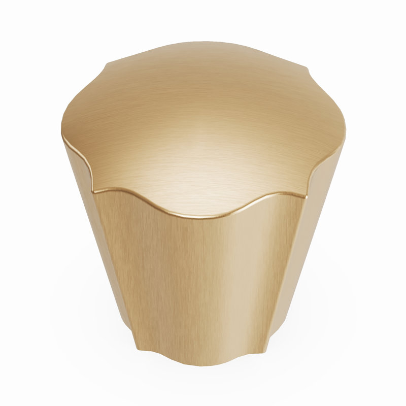 Trellis Collection Conical Knob, Champagne Bronze