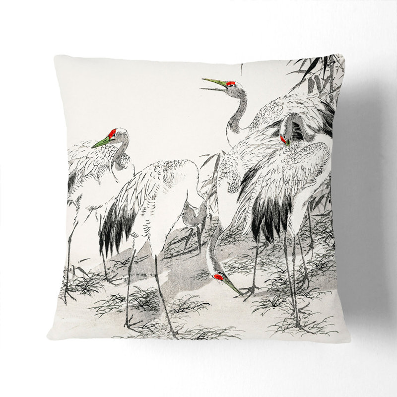 Square Throw Cushion, Stone, 40cm H x 40cm W x 15cm D