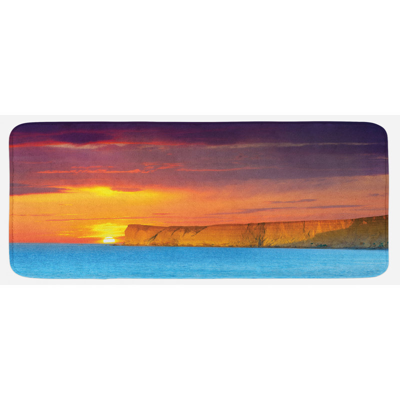 Tapis de cuisine ocean