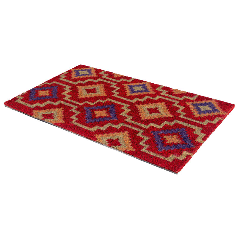 Paillasson Yaneira Lhasa Kilim, 18" x 30" - Non-Slip