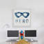 « hero mask ii », art encadré Mathais-1351990862