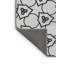 Tapis blanc/noir à motifs-258297757