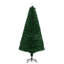 Sapin de Noël artificiel illuminé de 6 pi avec branches réalistes, 24 lumières DEL multicolores, fibre optique et 230 pointes