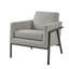 Fauteuil d'appoint Brayden avec structure en métal durable et mousse à haute densité pour un confort et un soutien supérieurs