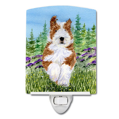 Bearded Collie Ceramic Night Light