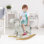 Qaba Rocking Horse, Kids Rocking Animal, Elephant Rocker with Realistic Sounds, Plush Ride on Toy for Years 2-4, Gray