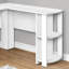 Bureau d'ordinateur, bureau personnel, coin, tablettes de rangement, L 48 po, forme en L, travail, ordinateur portable, stratifié, contemporain-835151358