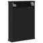 Bathroom Mirror Cabinet Black 42X12x60 Cm Engineered Wood-1154854258