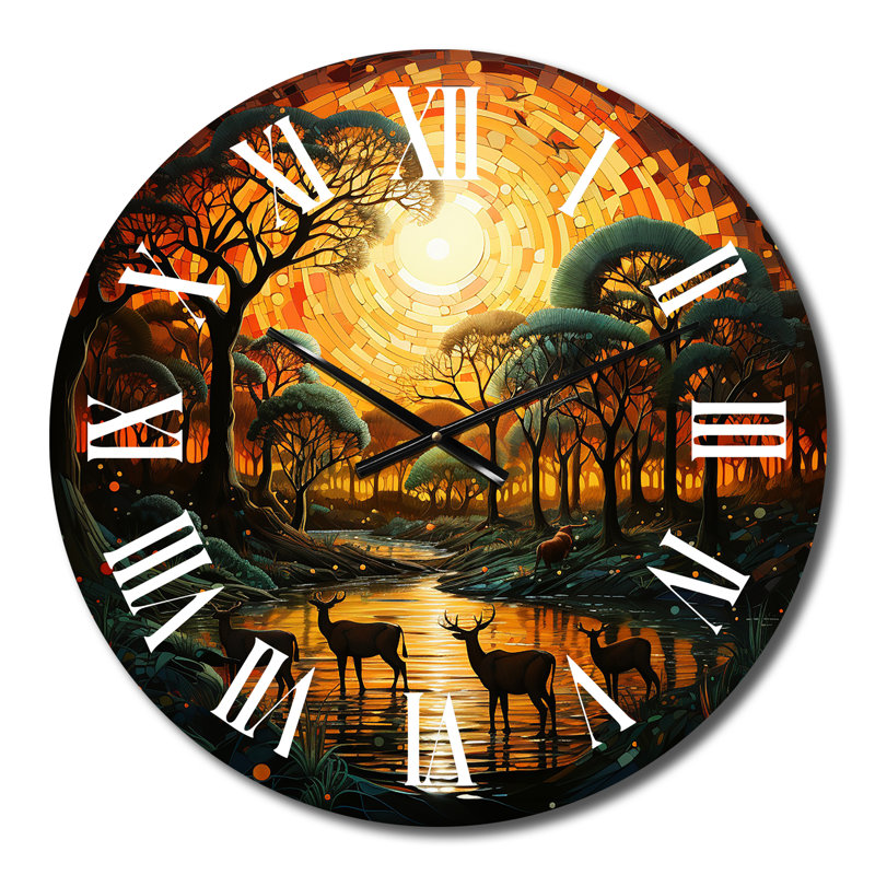 Horloge murale African Savannah Symphony VI, Petit