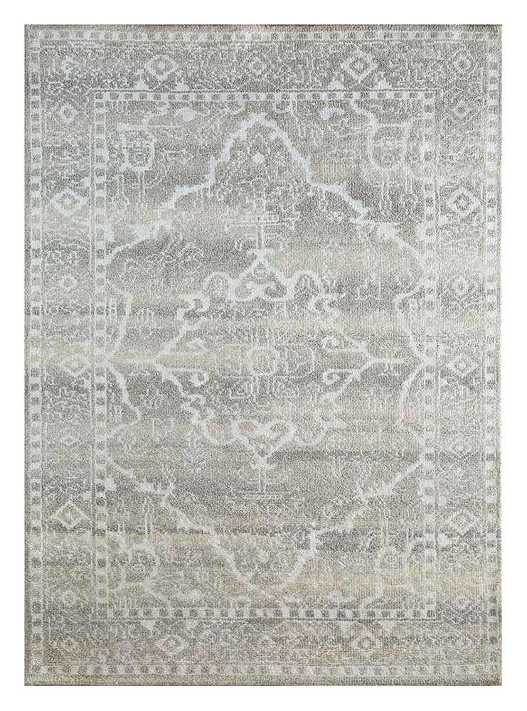 Morning land wool rug - 300 x 200cm - light gray