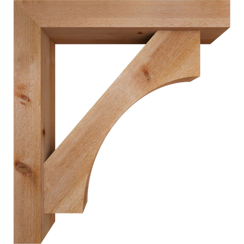 Support Westlake Block avec support décalé, 36 x 32, Cèdre rouge occidental de l 6 po (scié brut)