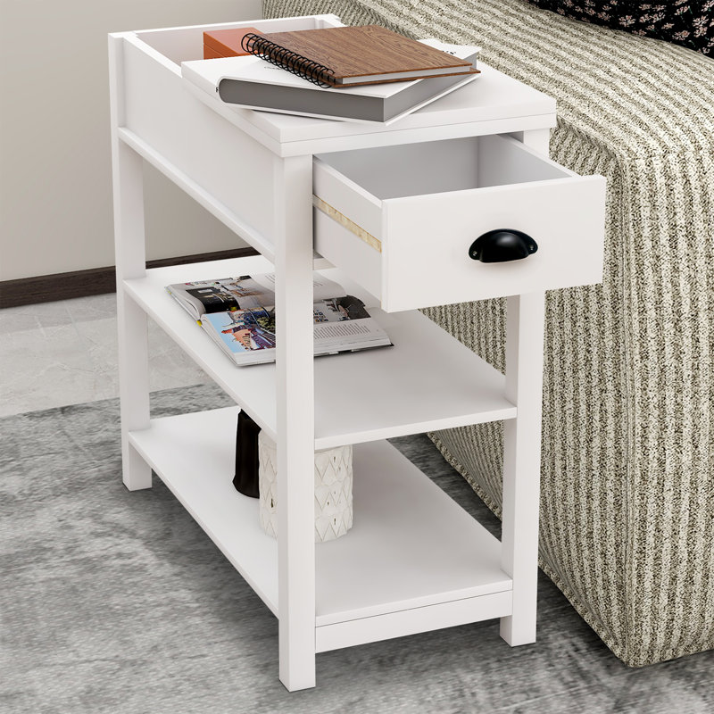 Jameal Nesting Tables with Storage, White