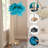 61'' LED Brass Feather Floor Lamp With Outlet-631651627