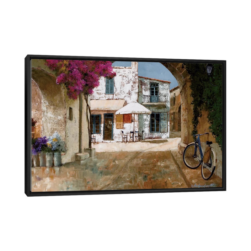 « ramassage des fleurs », reproduction sur toile, H 18 po x l 26 po x P 1,5 po, Toile avec cadre noir, Pas de tapis