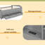 Lit plateforme avec tête de lit, USB, lit gigogne simple et 3 tiroirs-2062951276-2062951267
