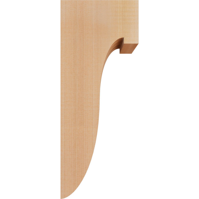 Del Monte Corbel, H 14 po x l 3,5 po x P 6 po, Lisse, Cèdre rouge