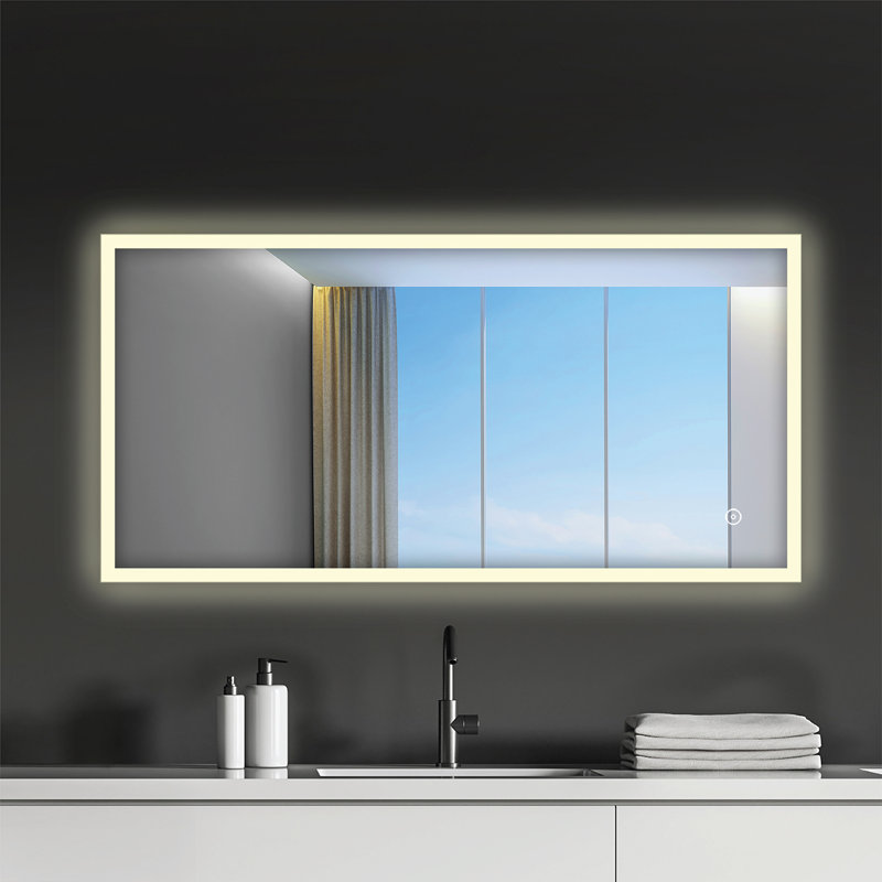 Miroir de salle de bain Washingtonville, 24 po x 48 po