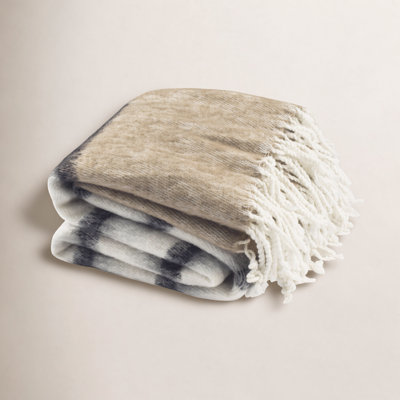 Kannon Hand Woven Striped Throw Blanket
