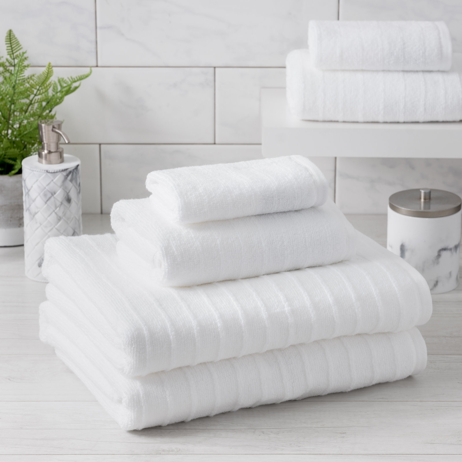 Iva Cotton Midweight Mulit-Size Set, White