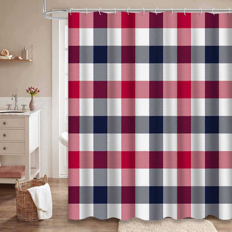 Rideau de douche Lumberjack, L 72 po x l 78 po