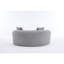 Causeuse S-Curved à double profondeur (21,3 po / 26,8 po), canapé en éponge à compression complète, chenille modulaire pour petits appartements, 400 lb-905573233