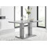 7-Piece Wood High Gloss Dining Set with 6 Upholstered Chairs and Rectangular Table
