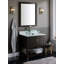 Meuble-lavabo simple de 30 po avec comptoir en quartz café et quincaillerie-111879077