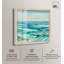 «Ocean Hues Shadowbox», art mural Coastal par Art Remedy, cadre blond, 17 x 17-138839660-138839663