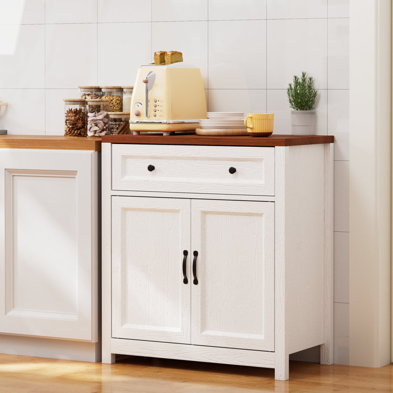 Modern Sideboard Buffet with Storage Drawer & Cabinet, for Kitchen and Living Room, Retro
