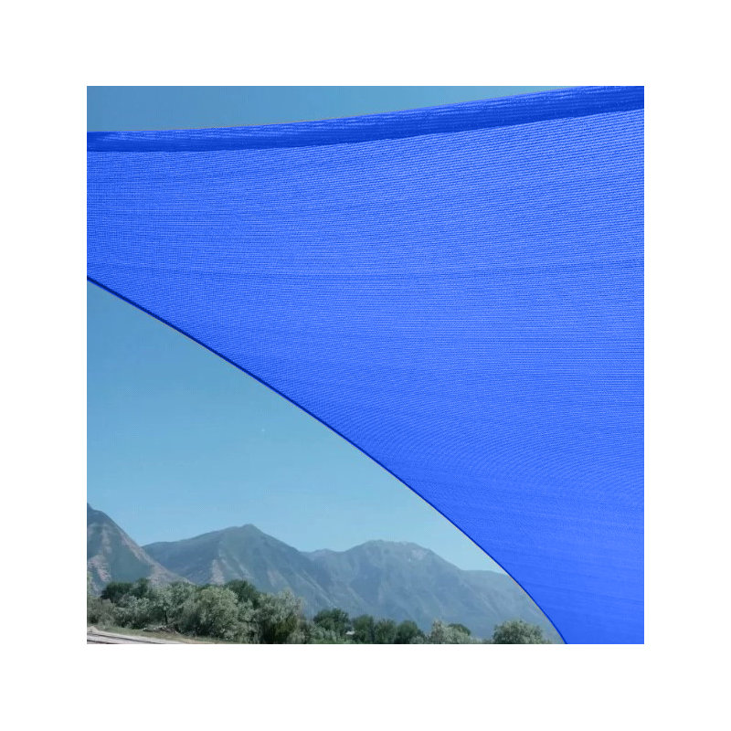 Toile d'ombrage triangulaire ShadeSheet, Bleu