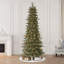 9' Lighted Artificial Fir Christmas Tree