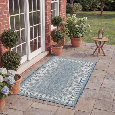 Aidah Performance Animal Print Indoor/Outdoor Area Rug