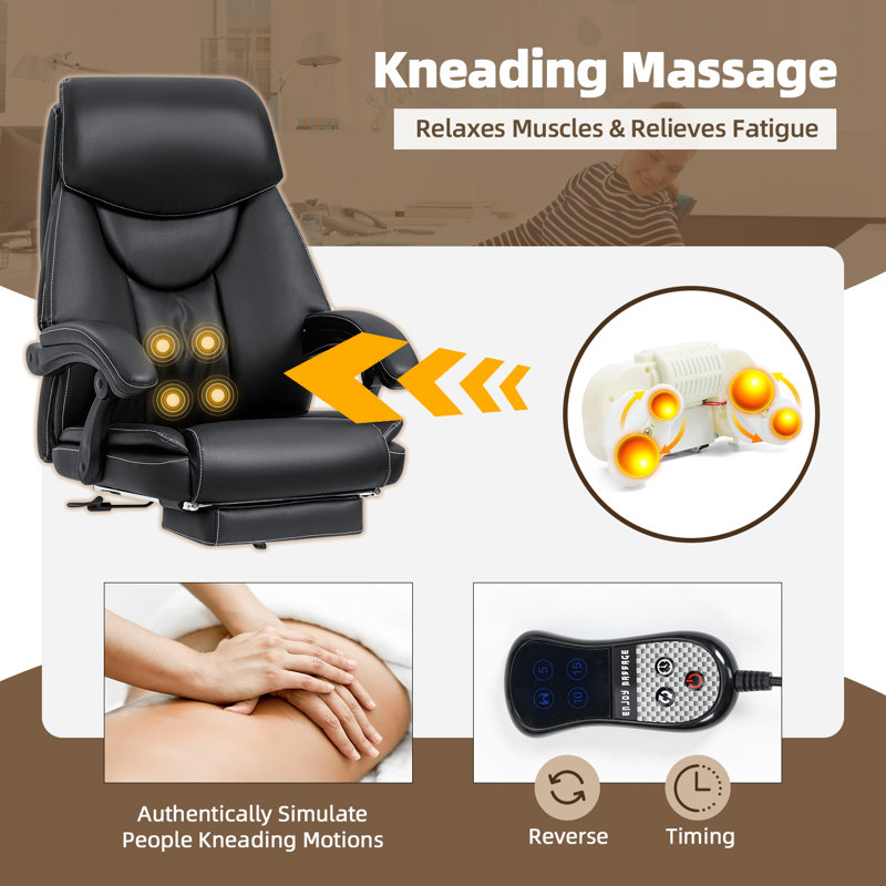 Latitude Run® Marveen 3D Massage Executive Chair & Reviews | Wayfair