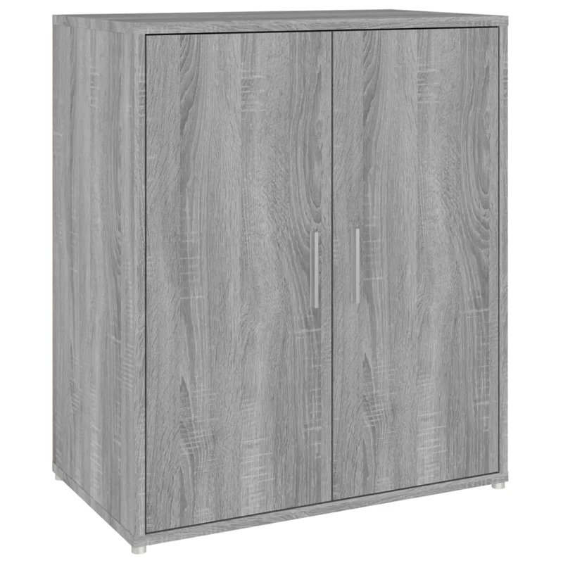 Shoe Cabinet 60x35x70 cm Engineered Wood, Grey Sonoma