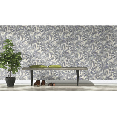 Rouleau de papier peint L 33 pi x l 20,9 po Colley Frond