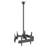 Mount-It Adjustable Triple Screen TV Ceiling Mount | Multi-Display Commercial Grade Ceiling Bracket