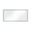 Miroir de salle de bain 72 x 36 pouces à DEL avec façade et rétroéclairage, miroir de meuble-lavabo mural, anti-buée, mémoire, 3 couleurs, réglable en continu-844834682