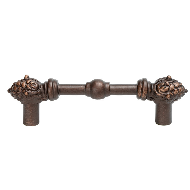 Bienvenue 4 inch centre to centre pull  in finish Oil Rub Bronze, Oil Rub Bronze