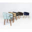 Parchment Upholstered Arm Chair-1826679982