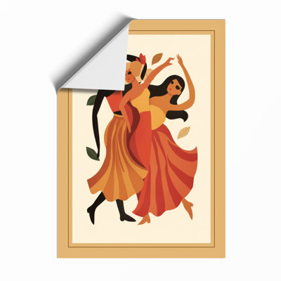 Dancing In Motion Art Deco - Print
