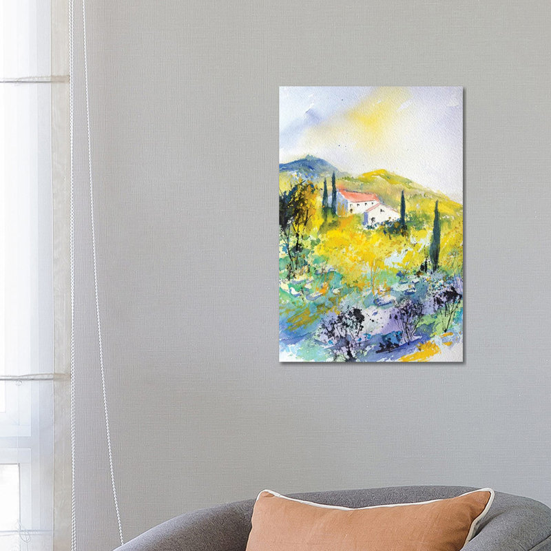 Provence 1 Piece Wrapped Canvas Painting, 66.04 cm H x 45.72 cm W x 3.175 cm D