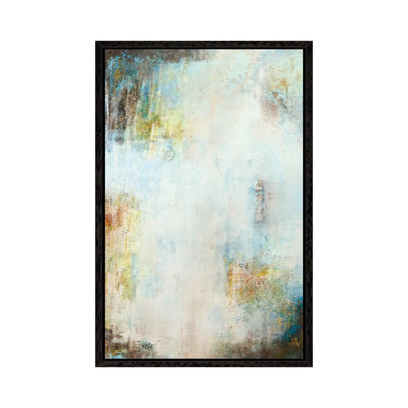 Content C by Deb Chaney - Print on Canvas, 66.04 cm H x 45.72 cm W, Black Framed