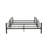 Full/Full Bunk Bed In Bristol Gunmetal Finish, Convertible To Two Single Full Beds, Metal Tube Slat System Included, Reversible , - Length Guard Rail, 6 Inch Mattress Height For Top Bunk, 38 Rail ,