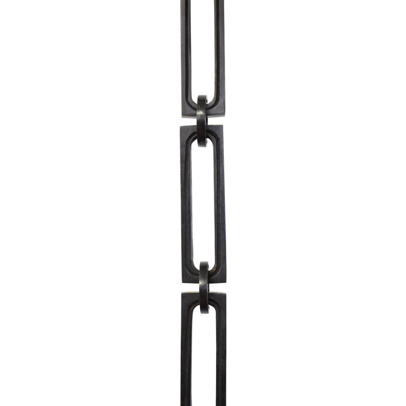 Charnière en laiton massif, Noir bronzé à l'huile