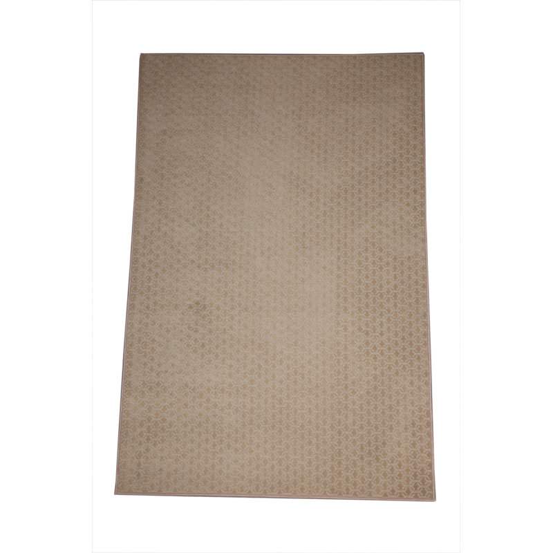 Ensemble de tapis géométriques touffetés en polyester à motif géométrique brun, Hexagone 2 pi