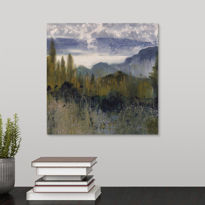 « distante peak », peinture sur toile